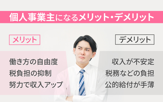 個人事業主になるメリット・デメリット